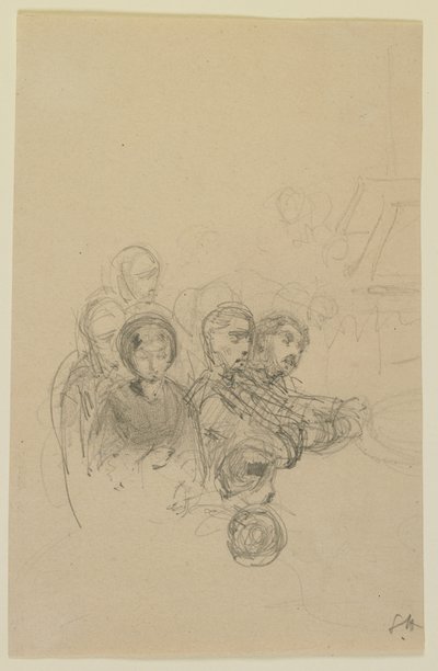 Gruppo di viaggiatori, 1858 da James Abbott McNeill Whistler